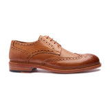 Rudolph, Wingtip Derby - Natural Tan | The Classics - BLKBRD SHOEMAKER