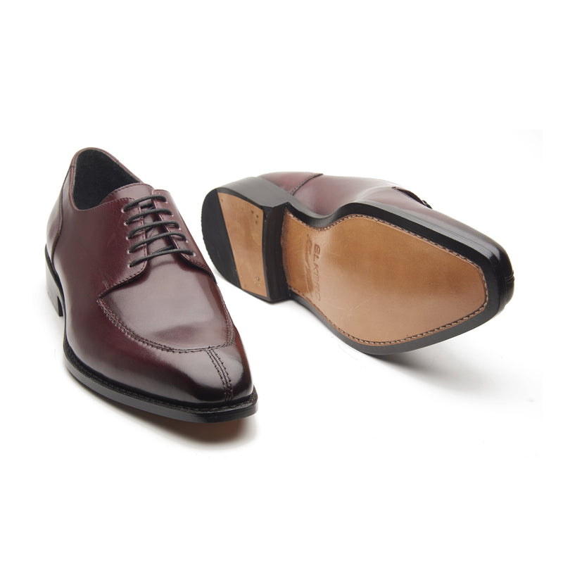 Ingrid, Split Toe Blucher Derby - Bordeaux | Hand Welted Classics Collection