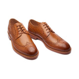 Rudolph, Wingtip Derby - Natural Tan | The Classics - BLKBRD SHOEMAKER