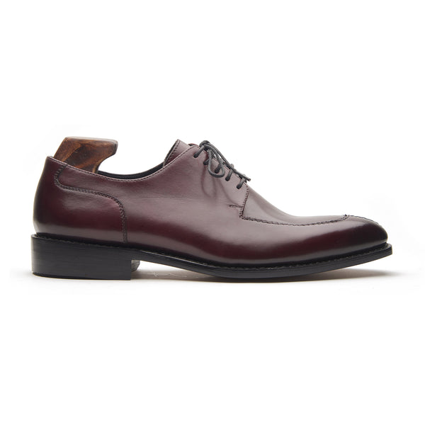 Ingrid, Split Toe Blucher Derby - Bordeaux | Hand Welted Classics Collection