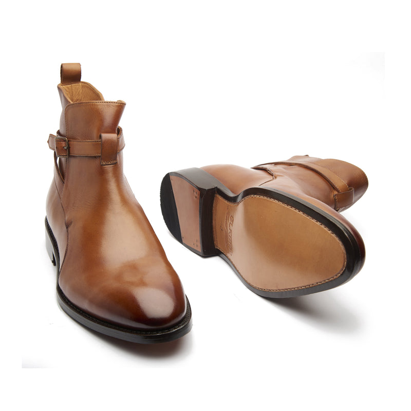 Umaid, Jodhpuri Boot - Tan | Hand Welted | Classics Collection