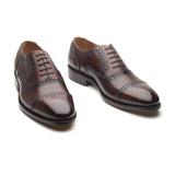 Marcus, Quarter Brogue - Brown | Hand Welted | Patina Collection