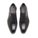 Bemer, Quarter Brogue Oxford - Black | Hand Welted Classics Collection