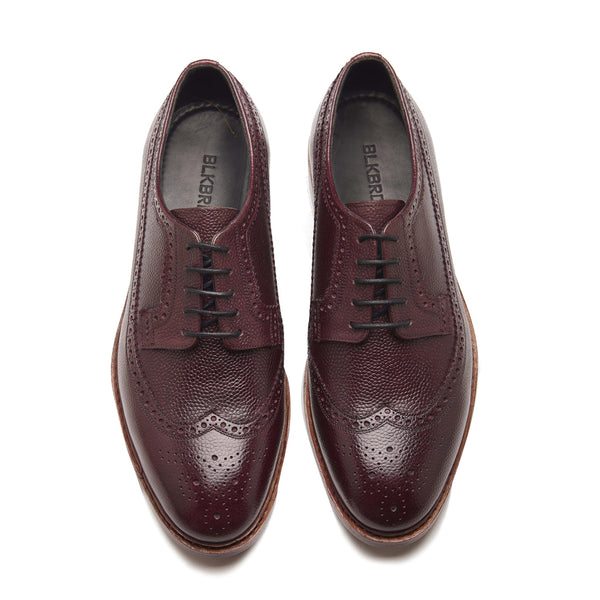 Raife, Longwing Blucher - Bordeaux Scotch Grain | Contemporary Classics