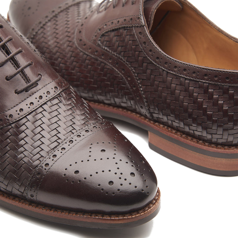Woven oxford shoes new arrivals