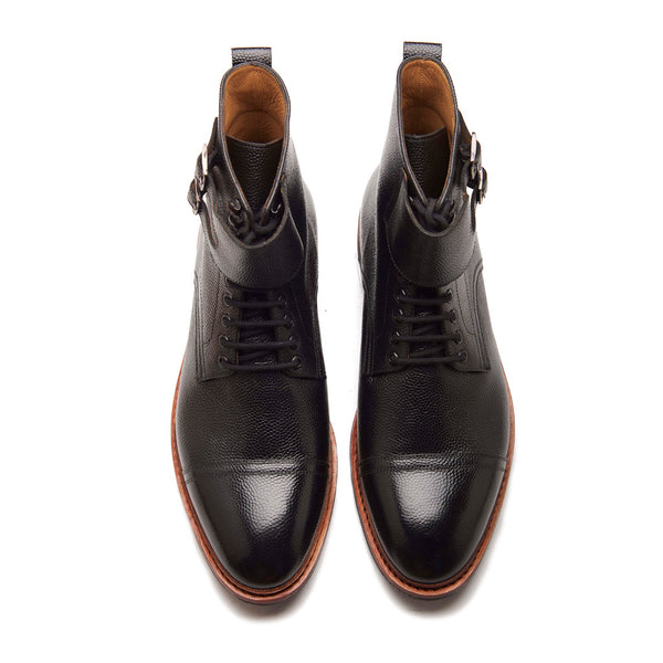 Falcon Monk Strap Combat Boot top view