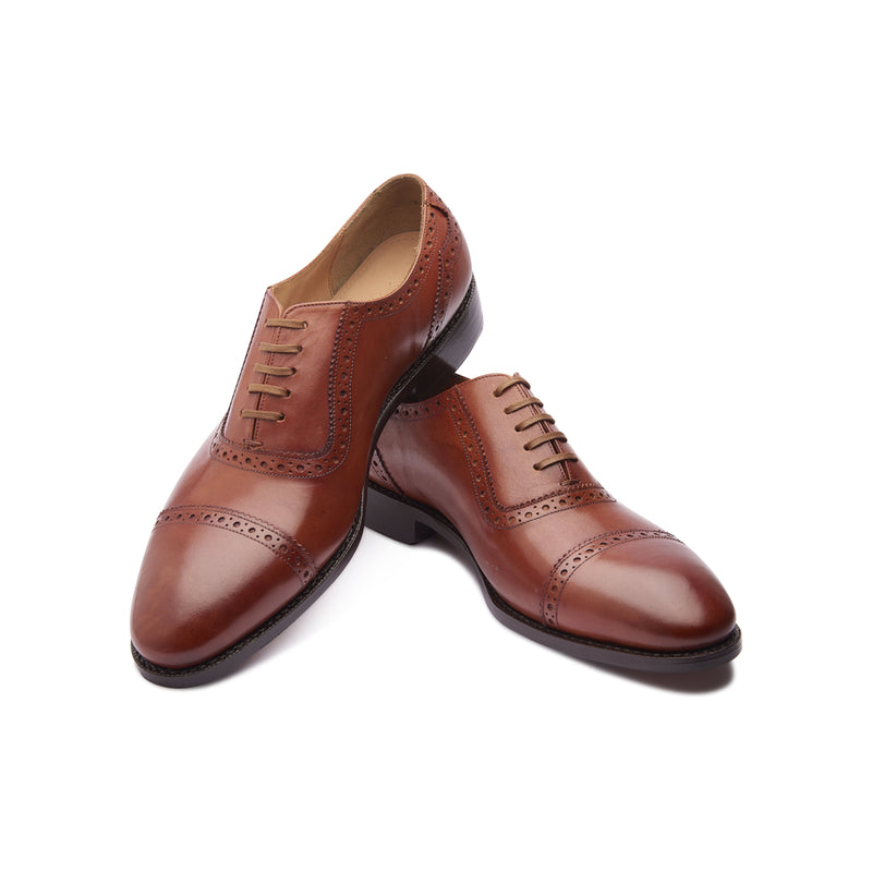 Sydney, Adelaide Oxford - Cognac | The Classics - BLKBRD SHOEMAKER