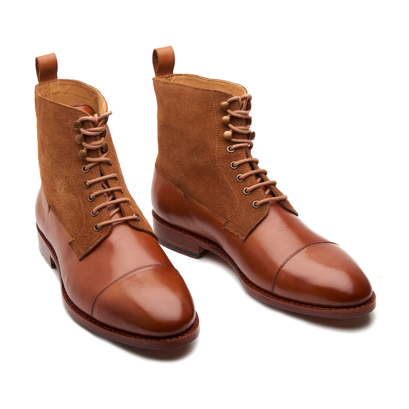 Fulbert, Captoe Derby Boot - British Tan | Hand Welted Classics Collection