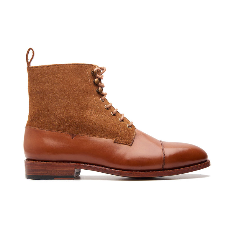 Fulbert, Captoe Derby Boot - British Tan | Hand Welted | Classics Collection