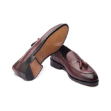 Royce, Brown Tassel Loafer Goodyear welted sole 
