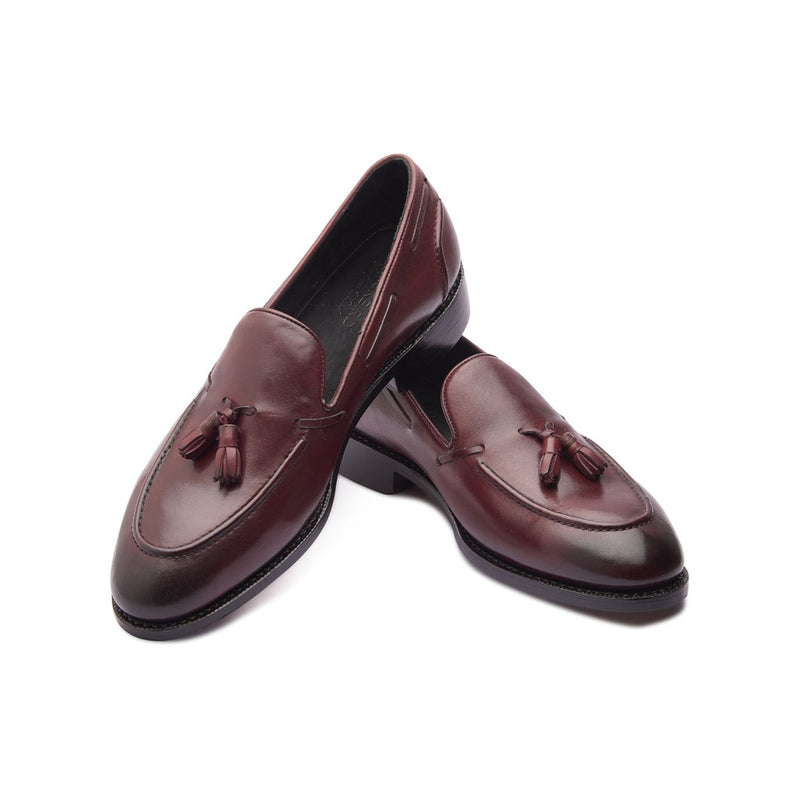 Royce, Brown Tassel Loafer medial view 