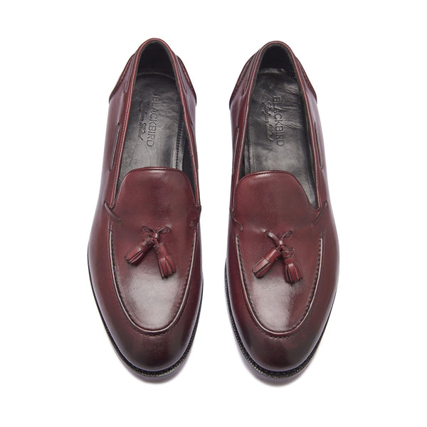 Royce, Brown Tassel Loafer front view 
