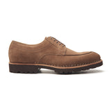 Aurora, Split Toe Derby - Sand Suede | Norwegian Stitch | Hand Welted Smart Casuals