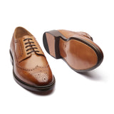 Raife, Longwing Blucher - Cognac | Hand Welted | Classics Collection