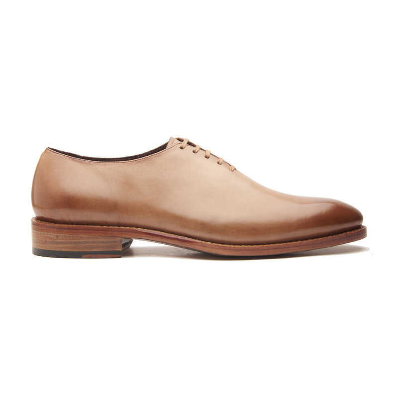 Constance-X, True Seamless Whole Cut, Hand Welted - Natural Calf Crust