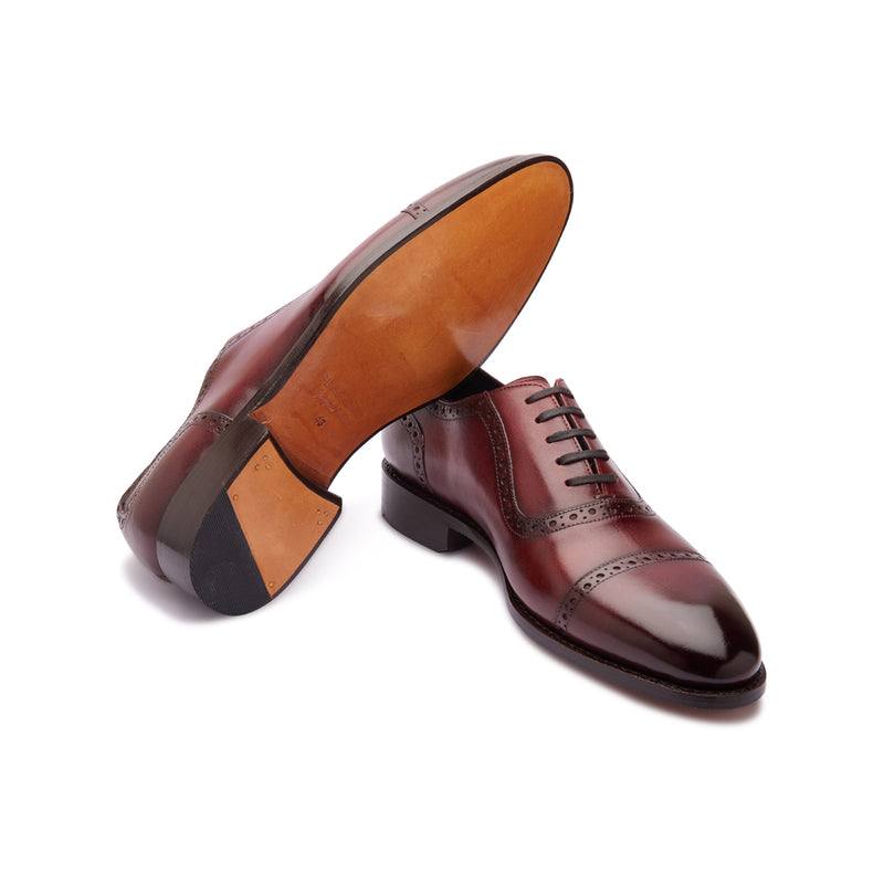 Huayra, Adelaide Oxford -Bordeaux | Made To Order - BLKBRD SHOEMAKER