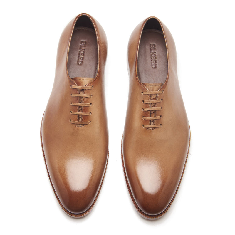 Constance-X, True Seamless Whole Cut, Hand Welted - Natural Calf Crust