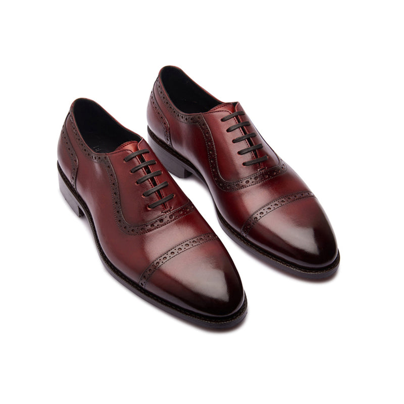 Huayra, Adelaide Oxford -Bordeaux | Made To Order - BLKBRD SHOEMAKER