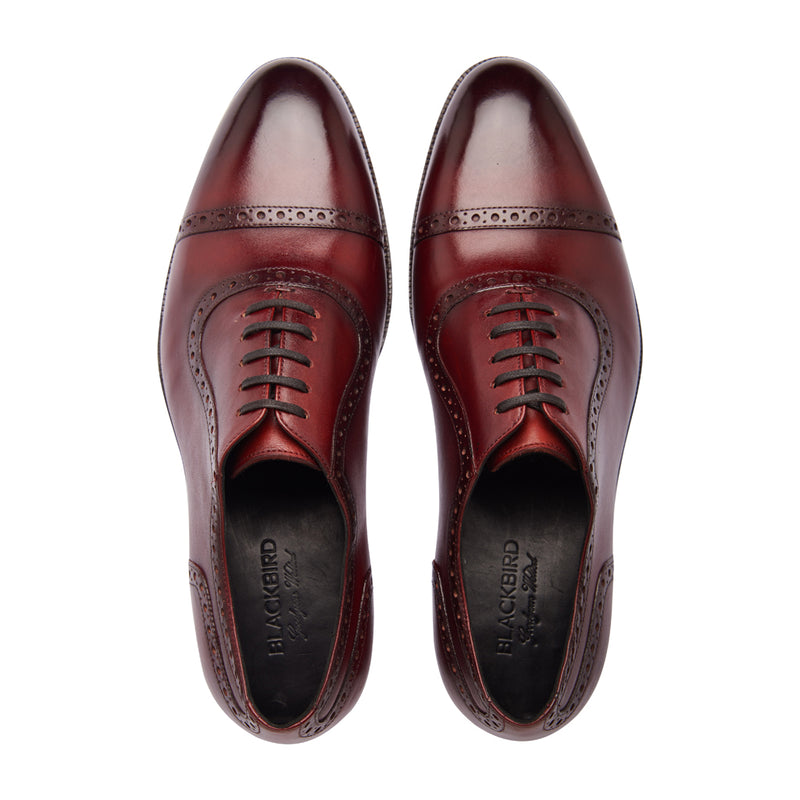 Huayra, Adelaide Oxford -Bordeaux | Made To Order - BLKBRD SHOEMAKER