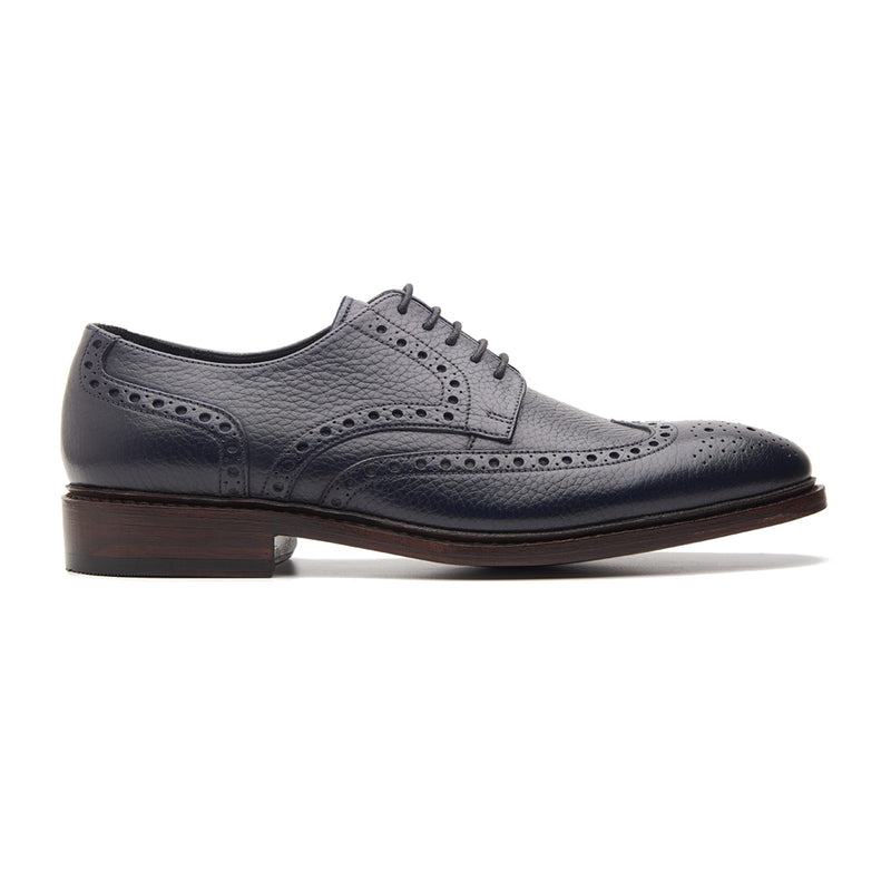 Carl Bison Leather Wingtip Derby Side View