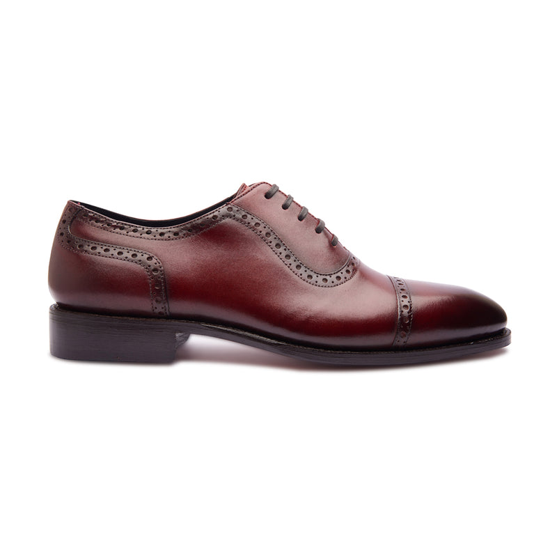 Huayra, Adelaide Oxford -Bordeaux | Made To Order - BLKBRD SHOEMAKER