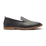 Travers, All in One Slipon - Black Milled | Stitch Down | Summer Classics