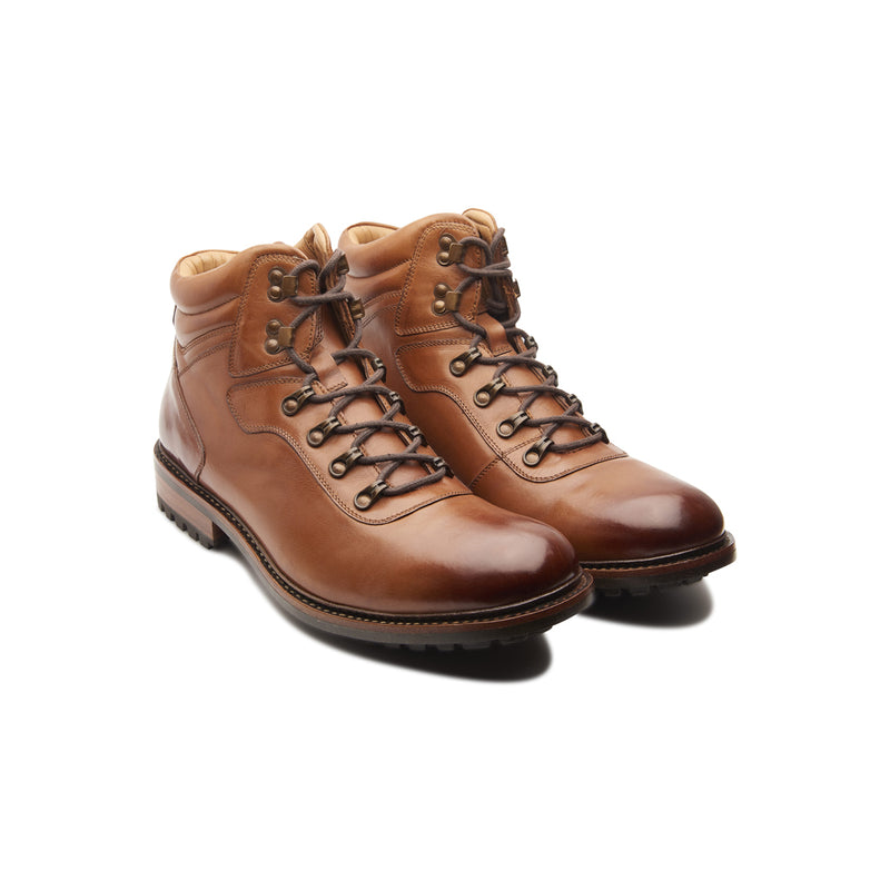 Bulwark, Trek Boot - Cognac | Hand Welted Stout Boots