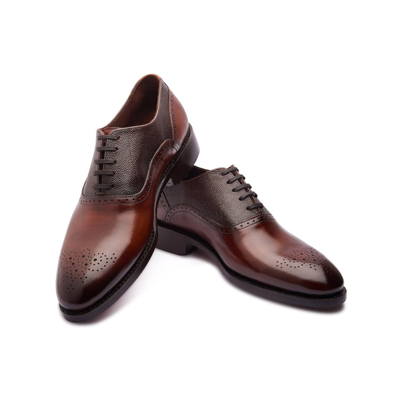 Wenzel, Medallion Oxford - Dark Oak | Made To Order - BLKBRD SHOEMAKER