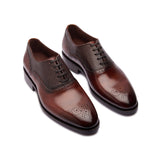 Wenzel, Medallion Oxford - Dark Oak | Made To Order - BLKBRD SHOEMAKER