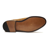 Lewinsky - Wingtip Derby Boot - Suede Sunset Gold | Made To Order - BLKBRD SHOEMAKER