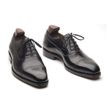 Richie, Quarter Brogue Balmoral - Black | Hand Welted | Classics Collection