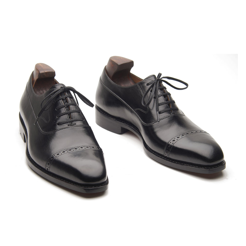 Richie, Quarter Brogue Balmoral - Black | Hand Welted | Classics Collection