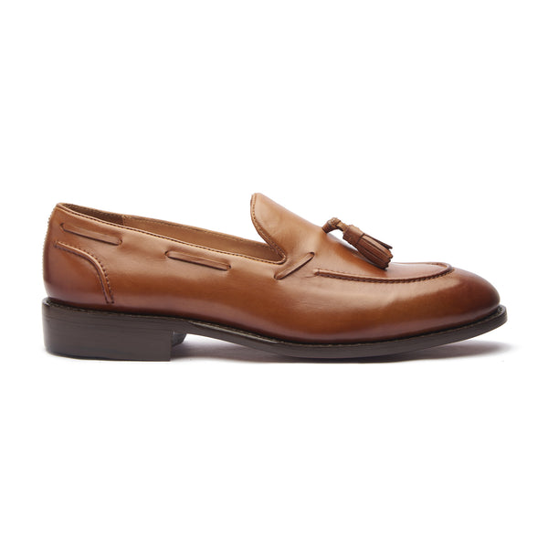 Royce, Tassel Loafer - Cognac | Hand Welted | Classics Collection