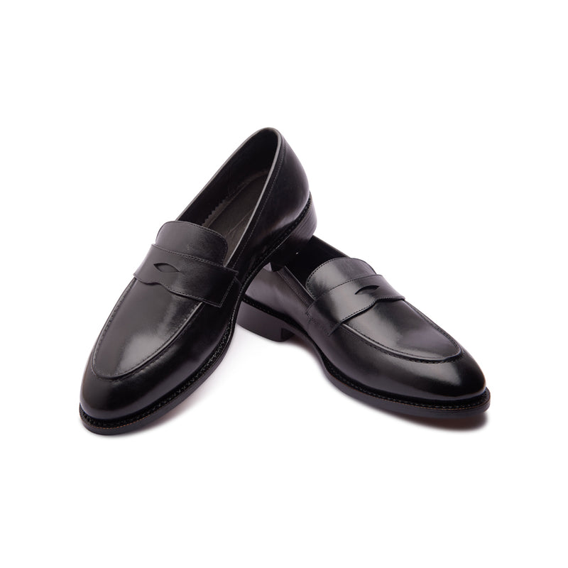 Aurus, Penny Loafer - Black | Hand Welted Classics Collection – BLKBRD ...