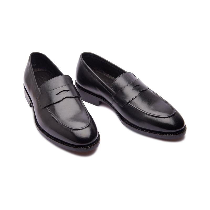 Aurus, Penny Loafer - Black | Hand Welted Classics Collection – BLKBRD ...