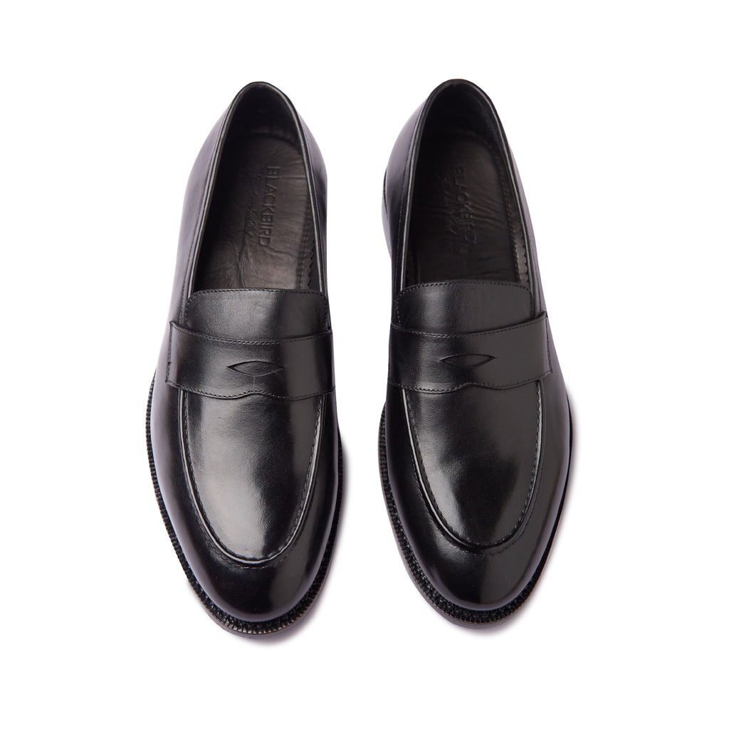 Aurus, Penny Loafer - Black | Hand Welted Classics Collection – BLKBRD ...
