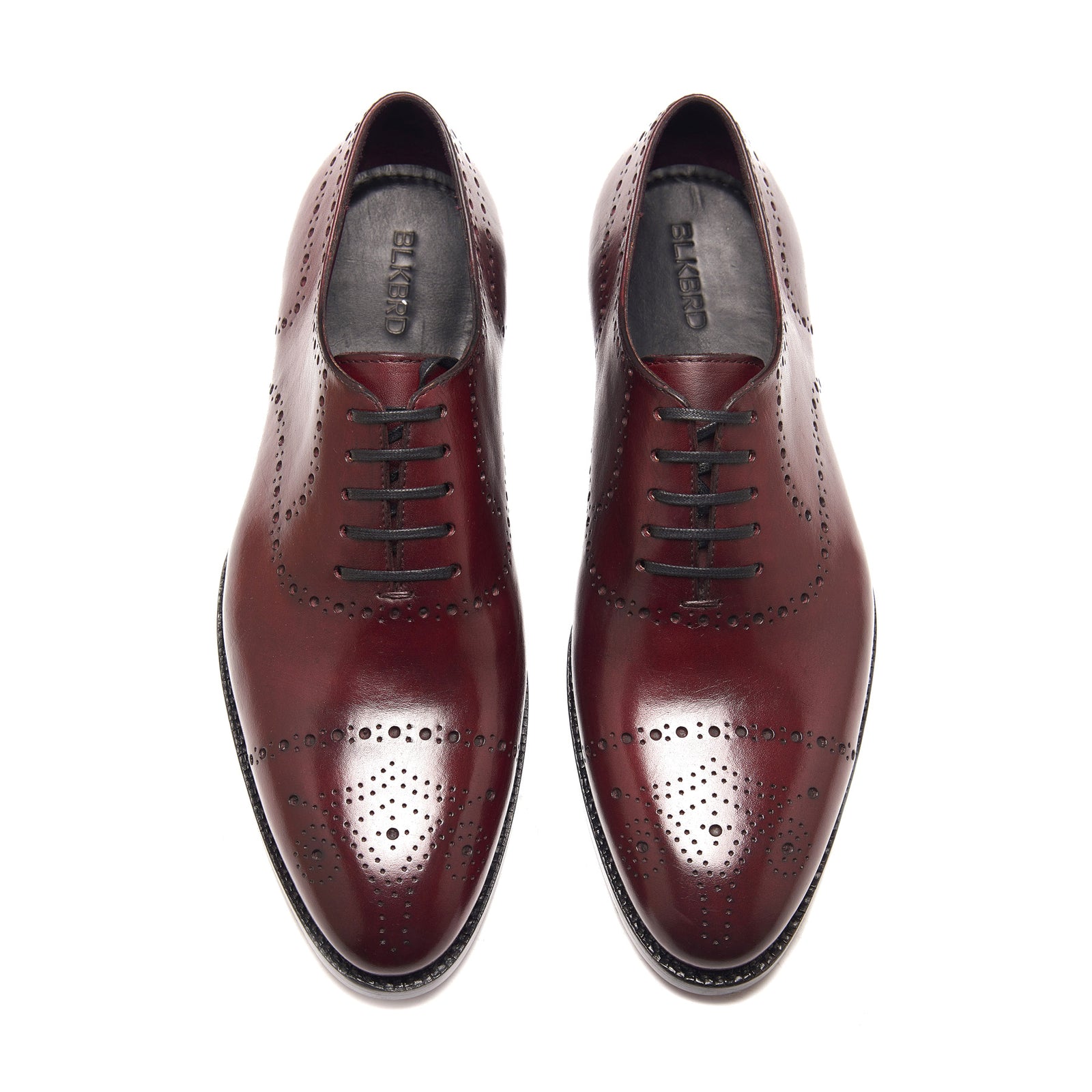 Constello Seamless Full Brogue Whole Cut Bordeaux Hand Welted BLKBRD SHOEMAKER BLKBRD SHOEMAKER HAND WELTED SHOES HANDCRAFTED IN INDIA