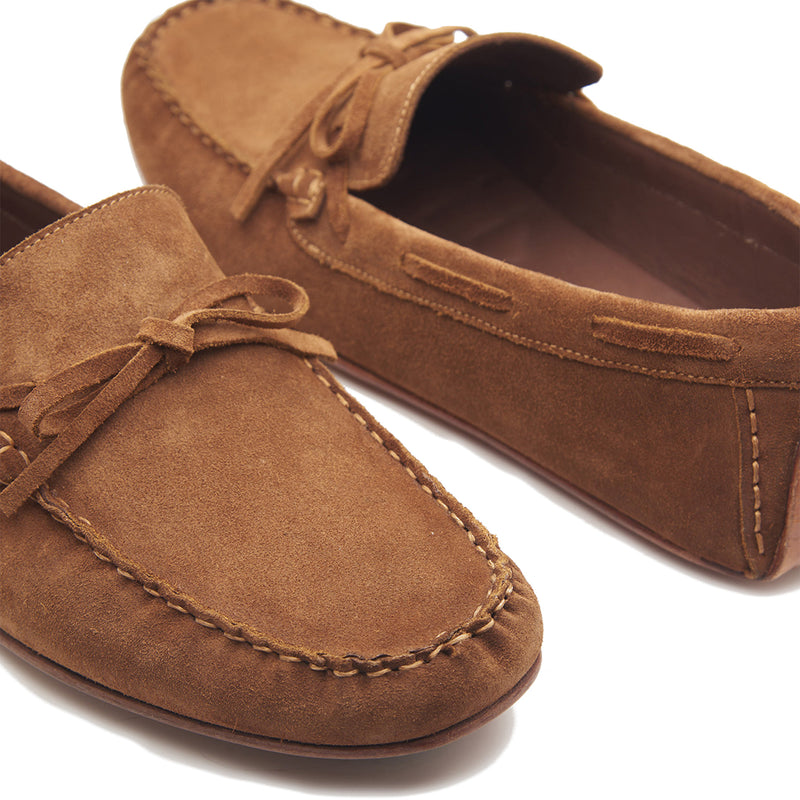 Edsel, Driving Shoes - Tan Suede | Blake Stitched | Summer Classics