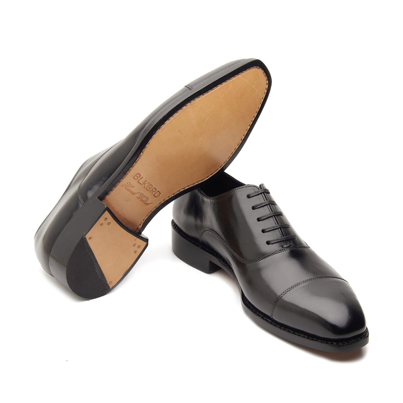 Oscar, Cap-toe Oxford - Black | Hand Welted | Classics Collection