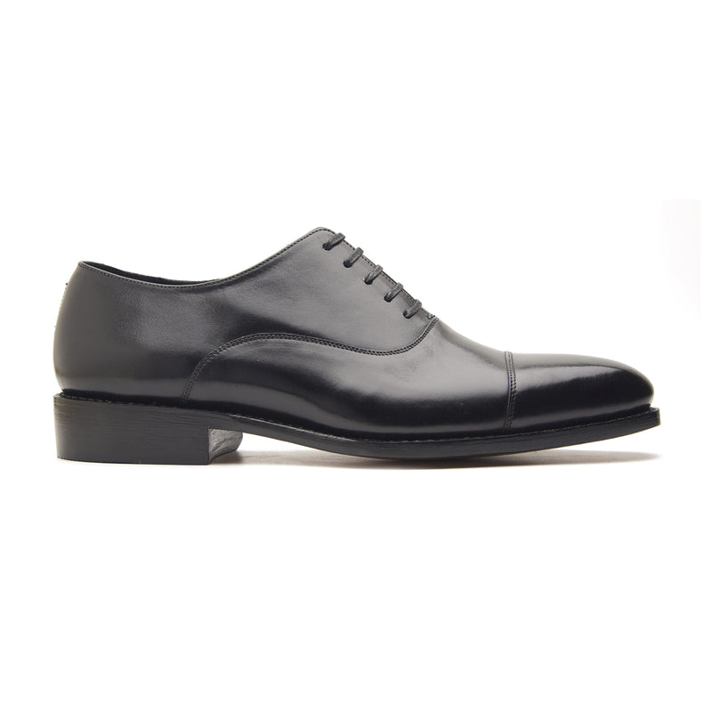 Oscar, Cap-toe Oxford - Black | Hand Welted | Classics Collection