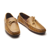 Edsel, Driving Shoes - Faux Crocodile Tan | Blake Stitched | Summer Classics