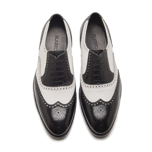 Specter, Spectator Shoes - Noir Blanc | Hand Welted | Classics Collection