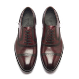 Marcus, Quarter Brogue - Bordeaux | Hand Welted | Patina Collection