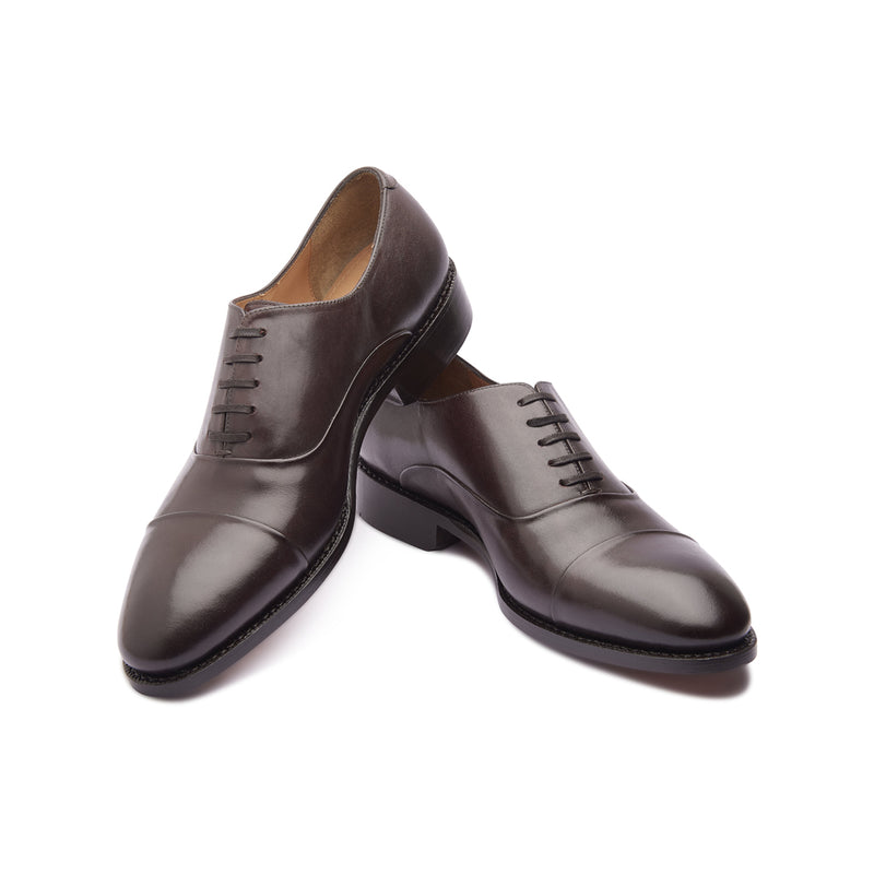 Romero, Cap-toe Oxford - Brown | The Classics - BLKBRD SHOEMAKER