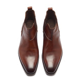 Destrier, Chelsea Boot - Cognac Hatchgrain | Hand Welted Contemporary Classics